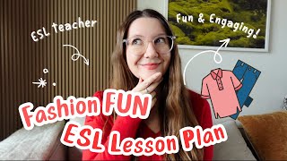 Fun amp Interactive FASHION ESL Lesson Learn Clothes Vocabulary amp Colors [upl. by Maybelle86]