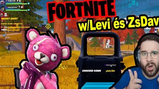 Így kell MAJDNEM NYERNI Fortniteban 😂   Fortnite TRIÓ w Zsdav és Levi [upl. by Gardie]