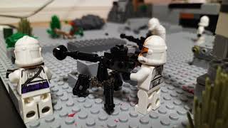 レゴ戦争 コマ撮り スターウォーズ クローンウォーズ ドロイド戦争lego stop motion star wars clone wars droid wars [upl. by Bruis631]