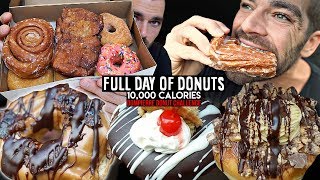 10000 Calorie Dompierre Donut Challenge  Wicked Cheat Day 45 [upl. by Mccartan]