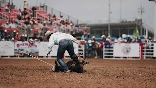 Tie Down Roping Highlights  Salinas Rodeo [upl. by Tore]