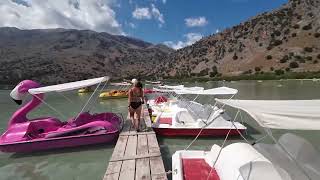 Crete day 5  Lake Kournas Imbros gorge [upl. by Kylila613]