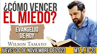 Evangelio de hoy JUEVES 30 de NOVIEMBRE Mt 41822  Wilson Tamayo  Tres Mensajes [upl. by Niledam]