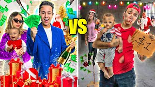 FAMILIA RICA NAVIDAD 💵 vs FAMILIA POBRE NAVIDAD 💩  Especial Navidad [upl. by Llertnor43]