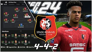 Stade Rennais Incredible 442 Tactics Recreated  EA FC 24 [upl. by Markowitz978]