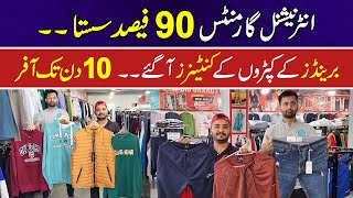 International branded garments 90 cheaper than local market  Branded garments leftover wholesale [upl. by Slade294]