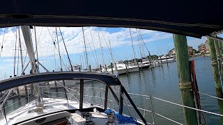 Solo departure on 35 foot sailboat [upl. by Berny]