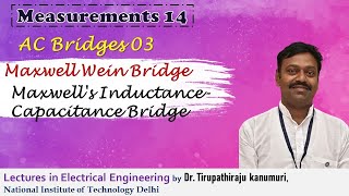 ME14 Maxwell Wein Bridge or Maxwells Inductance Capacitance Bridge [upl. by Xanthe]