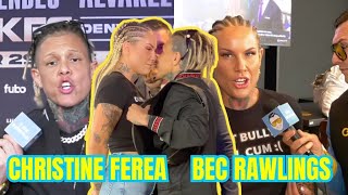 Bec Rawlings amp Christine Ferea Juicy War of Words [upl. by Rehtul40]