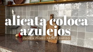 ⭐ Alicatar y Colocar Azulejos Paso A Paso  TUTORIAL [upl. by Heigho]