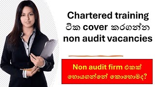 Non audit vacancies  CA srilanka  2024 [upl. by Pantin]