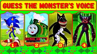 Guess Monster Voice 💥 Sonic EXE Thomas And Friends Cartoon Cat Killy Willy Coffin Dance [upl. by Joslyn]