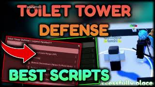 Toilet Tower Defense Script DUPE TRADE SCAM AUTOFARM INF COINS [upl. by Kehsihba]