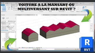 toiture à la Mansart ou multiversant sur revit [upl. by Marlette]