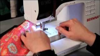 BERNINA 3 Series Tutorial Darning programm  Construction [upl. by Ettedranreb]