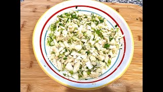 Baccala Salad Recipe Italian Christmas Eve [upl. by Elli]