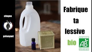 Apprendre à fabriquer de la lessive bio avec du savon de Marseille [upl. by Mundy]