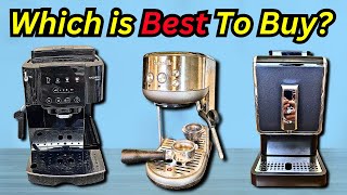 Best Beginner Espresso Machine Top 7 Starter Choices [upl. by Lyrrehs29]