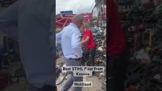 Best Stihl fixer from Kosovo  Mekllaud deutschstihl asmr fyp mekllaud [upl. by Einal]