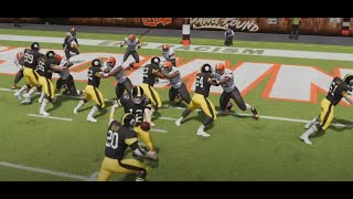 Steelers 46 vs Browns 55 Alltime teams regular season amp playoffs Season 8 [upl. by Suiluj]