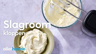 Slagroom kloppen  Recept  Allerhande [upl. by Ruth153]