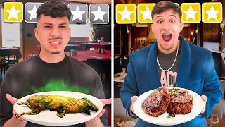 We TRIED A 1 STAR Restaurant VS 5 STAR Restaurant w SANTEA [upl. by Smukler]