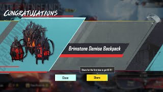 warth of vengeance crate openingBrimstone Demise Backpack 🎒 and returning Items [upl. by Renfred628]