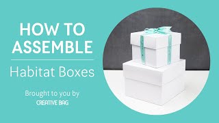 Habitat Boxes  How to Assemble [upl. by Rettig]