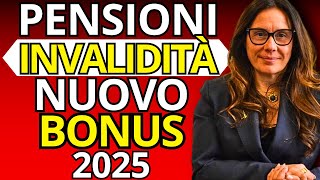 NUOVO BONUS INVALIDITÀ 2025 Chi Può Averlo e Come Richiederlo [upl. by Sollars]