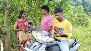 Dulal Luvi DulaliyaSantali love story video Santali short video 2024viralvideo funny santali [upl. by Ellesirg976]