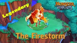 Monster Legends  How To Get The Firestorm Legendary  Combat [upl. by Claus]