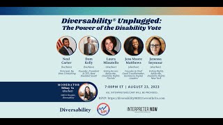 Diversability Unplugged The Power of the Disability Vote [upl. by Kirbee108]