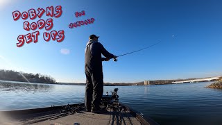 Dobyns rods line up for fishing in January [upl. by Idnib]