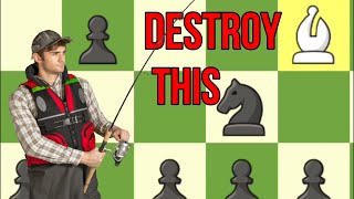 Fishing Pole Trap Destroy the ruy lopez chess [upl. by Anitroc]