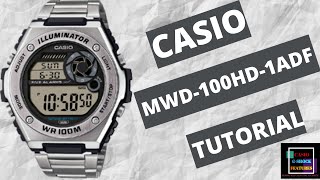 Casio new model  MWD100HD1ADF  CASIO STEELNESS STEEL [upl. by Naillij992]