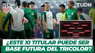 🚨¡EL XI TITULAR🚨 Así saldrá México frente Estados Unidos 🇲🇽vs🇺🇸  TUDN [upl. by Bailar]