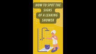 How to spot the signs of a Leaking Shower [upl. by Polak696]