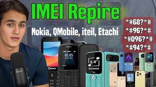 IMEI Repire All kypide mobile in 2024 Nokia iteil QMobile Etachi Repire IMEI number [upl. by Maltz]