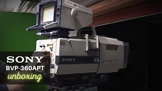 Sony BVP360 unboxing [upl. by Ahsiuqat]