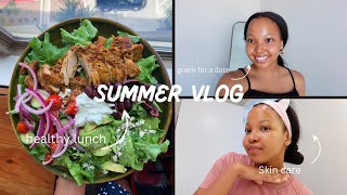 summer day vlog summer dresses haul skincare date night [upl. by Gottwald512]