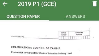 2019 GCE Maths Paper1 Question 14 [upl. by Griz]