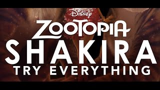 Shakira  Zootopia Try Everything 1 Hour loop [upl. by Ainevul]