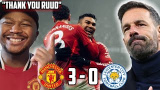 RUUD IS UNDEFEATED AS MANCHESTER UNITED MANAGER REACTION [upl. by Chavaree]