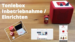 Toniebox InbetriebnahmeEinrichten mit Notebook oder Smartphone [upl. by Eannej]