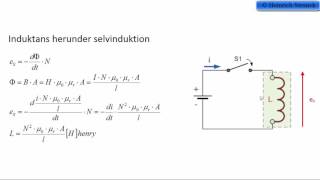 DC 19 Induktans og selvinduktion [upl. by Jaddan]