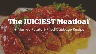 THE BEST MEATLOAF EVER  FULL DINNER OLDSCHOOL RECIPE TUTORIAL [upl. by Ainollopa685]