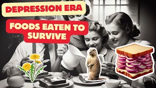 What People Ate to Survive the Great Depression 20 Frugal Dishes [upl. by Namsaj]