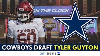 Tyler Guyton Selected By Cowboys With Pick 29 In 1st Round Of 2024 NFL Draft  Cowboys Draft Grades [upl. by Evante883]