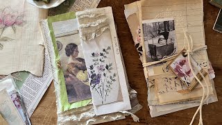 Creating simple quick collages for your Junk Journal  Collage Paper Bundles [upl. by Dahlia]