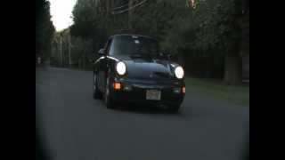 Porsche 964 Carrera with Fabspeed Maxflo Dual Outlet Muffler [upl. by Atilol]